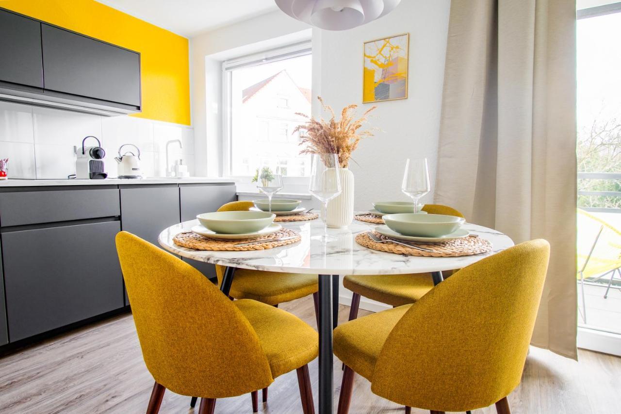 Homefy Come-Together Apartment - Balkon - Aufzug - Free Parking - Smart Tvs Essen Exterior foto